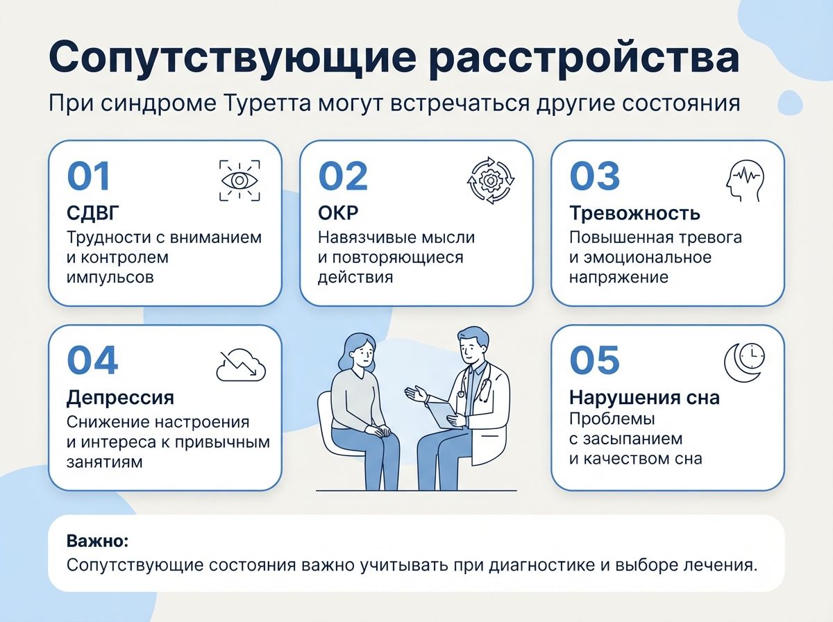 Лечение синдрома Туретта в Черногорске инфографика