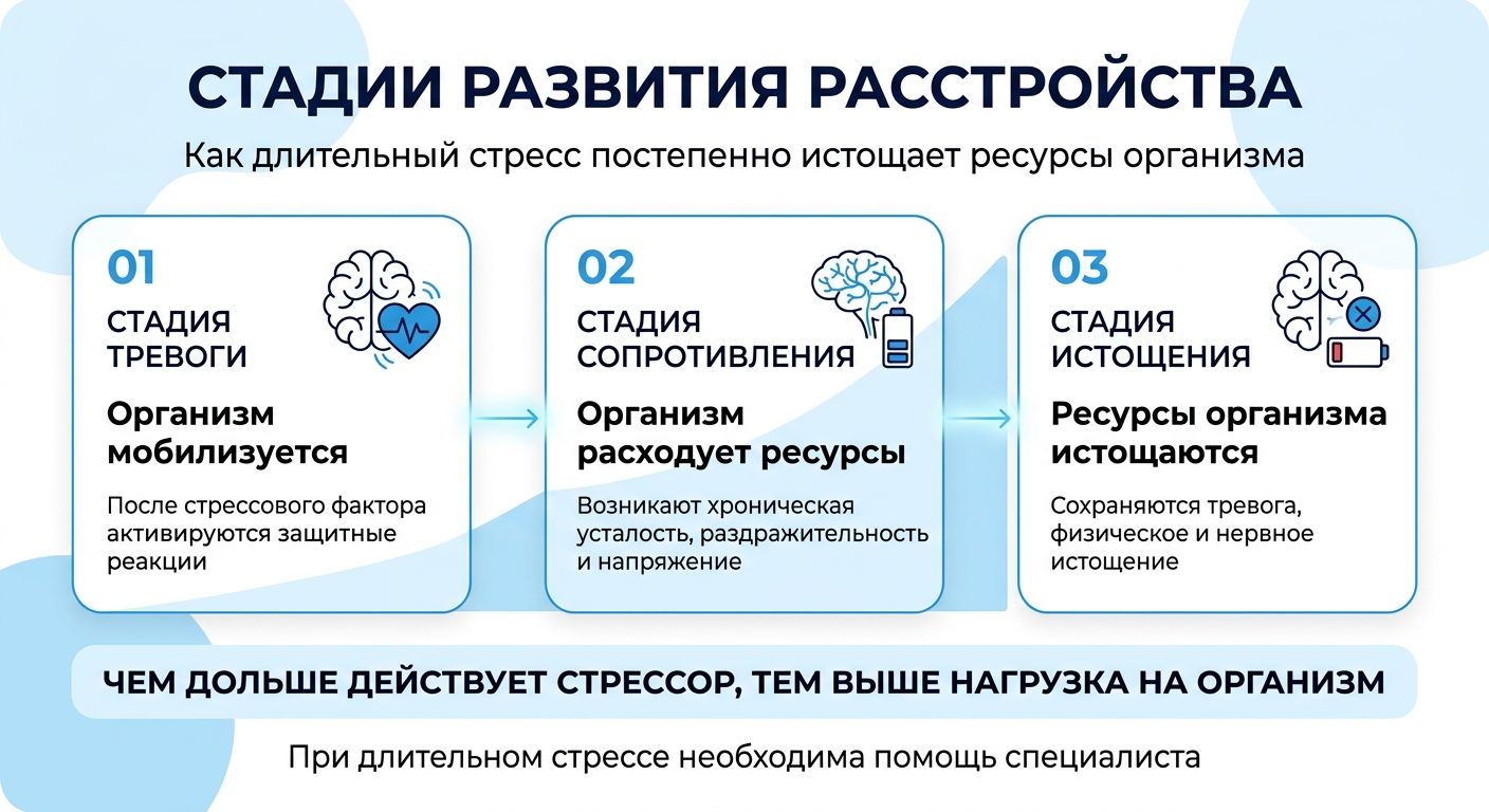 Лечение стресса в Черногорске инфографика